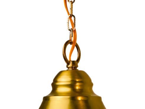Suspension Marocaine Dorée en Laiton – Modèle Sphère OrientalE