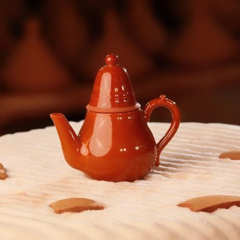 Handmade Moroccan Red Clay Teapot